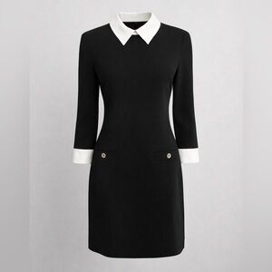 Tommy Hilfiger Black and White Women's Dress